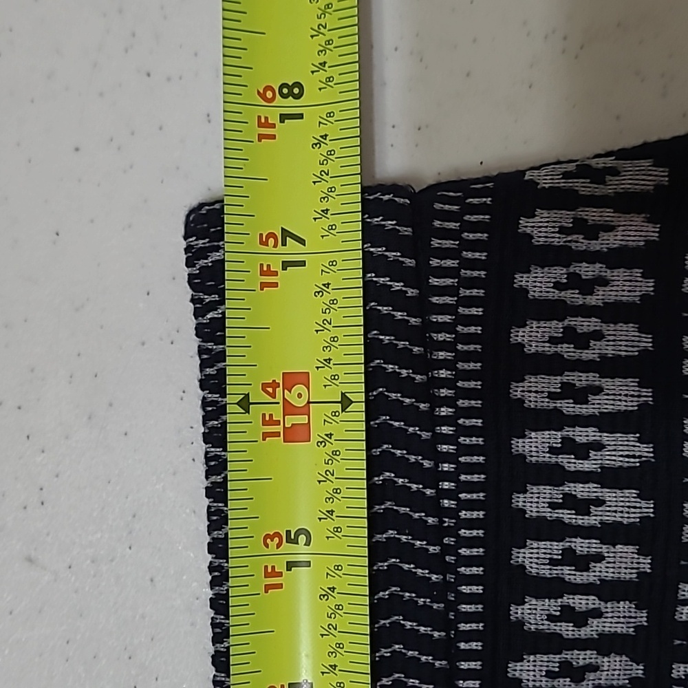 NWT Banana Republic navy blue patterned with flounce hem skirt size 14 - Picture 5 of 7